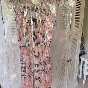 Jcrew knee length chiffon lined dress new with tags